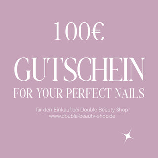 GUTSCHEIN 100€ für den Einkauf bei Double Beauty Shop