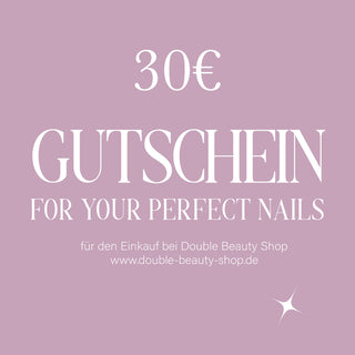 GUTSCHEIN 30€ für den Einkauf bei Double Beauty Shop