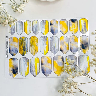 Nagelfolie 164 Nail Wraps für Maniküre AMINAILS