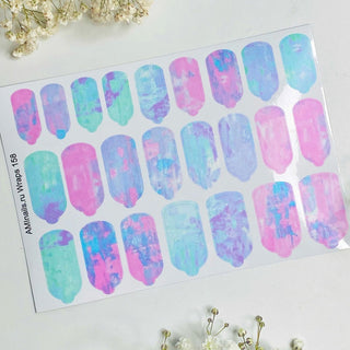 Nagelfolie 158 Nail Wraps für Maniküre AMINAILS