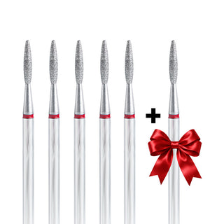 SET Flamme mit sicherer Spitze 1,6 mm Fein (6 Stück) Fräseraufsatz SISTEMA