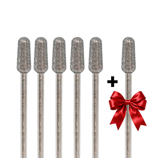 SET Kegel 5,0 mm blau (6 Stück) Fräseraufsatz SISTEMA