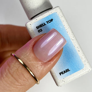 02 Shell - Top Coat (No Wipe) 10ml NAILS OF THE DAY
