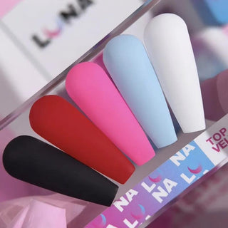 CLEAR - VELVET MAX (MATTE) Top Coat (No Wipe) 13ml LUNAmoon