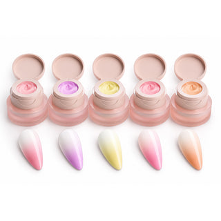 Pastel BABY BOOMER SET (5st x 2g) LYNIS NAILS