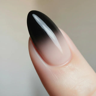 BLACK OMBRE BABY BOOMER Gel LYNIS NAILS