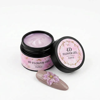 Purple 4D Flower Gel 15ml LYNIS NAILS