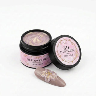 Rose Gold 3D Flower Gel 15ml LYNIS NAILS