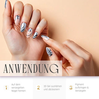 CLEAR 3D Chrome Gel 5ml LYNIS NAILS