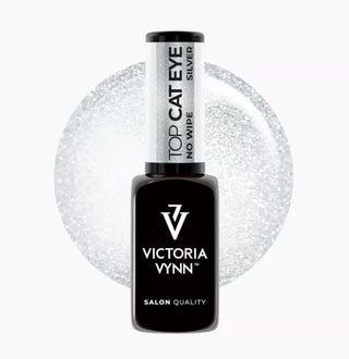 Silver Cat Eye Top Coat No WIPE 8ml VICTORIA VYNN