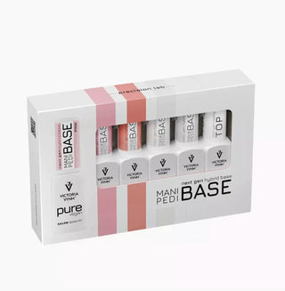 MANI PEDI BASE + TOP COAT Collection Set (5st x 8ml) VICTORIA VYNN