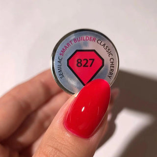 827 Classic Cherry Smart Builder Base Coat 8in1 7ml Semilac