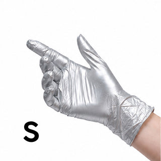 Fancy Silver - NITRIL HANDSCHUHE GRÖßE S 100 STÜCK