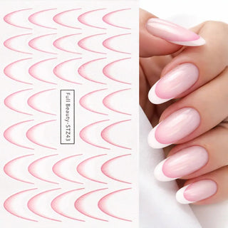 Rose FRENCH Ombre Sliders