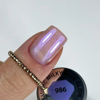 986 Milky Blue Glow UV Nagellack 7ml Semilac