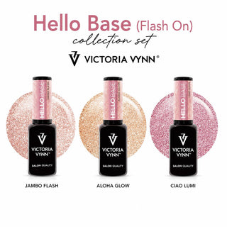 Hello Base (FLASH ON) Collection Set (3x8ml) VICTORIA VYNN