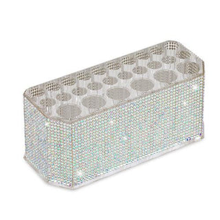 Pinsel-Organizer mit Strasssteinen