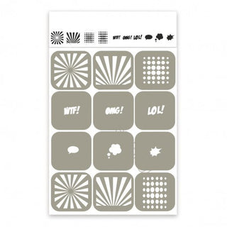 AIR 13 Airbrush-Vorlage