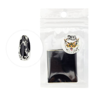 SCHWARZ MATT - Nailart Folie ZooNail