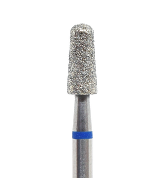 Diamantschleifer 3,5 mm Konus Mittel spitze rund blau