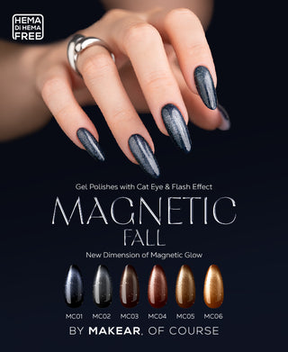 01 Silky Cat Eye - УФ-гель-лак без HEMA 8 мл MAKEAR