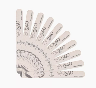 SLIM FEILE Gerade 180/240 SHAPE RULLER 10st. VICTORIA VYNN