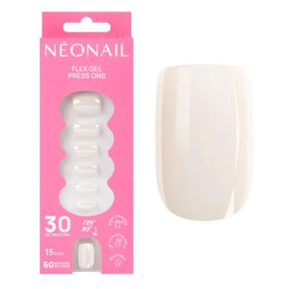 Flex Gel Press Ons 30 pc - Glazed Toffee Short Square Neonail