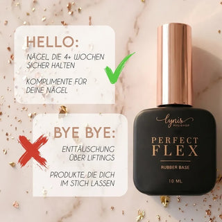 Clear - Perfect Flex Rubber Base Coat 10ml LYNIS NAILS